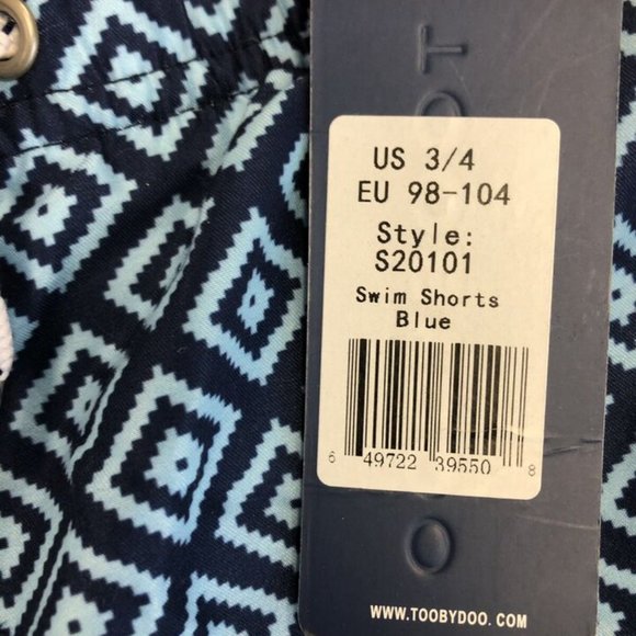 Toobydoo, Boy’s Blue Swim Shorts, Size 3-4yr - Picture 3 of 3